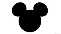 Mickey Mouse Head Silhouette Svg Free