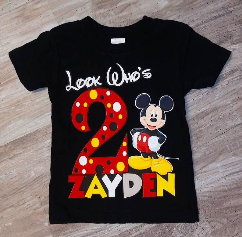 Mickey Mouse Birthday Shirt Ideas Svg