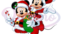 Christmas Mickey And Minnie Mouse Svg