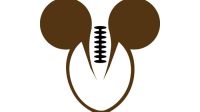 Mickey Mouse Football Svg