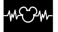 Mickey Mouse Heart Beat Svg