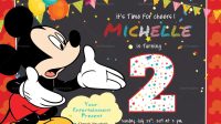 Mickey Mouse Motion Birthday Card Svg