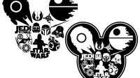 Mickey Mouse Star Wars Svg