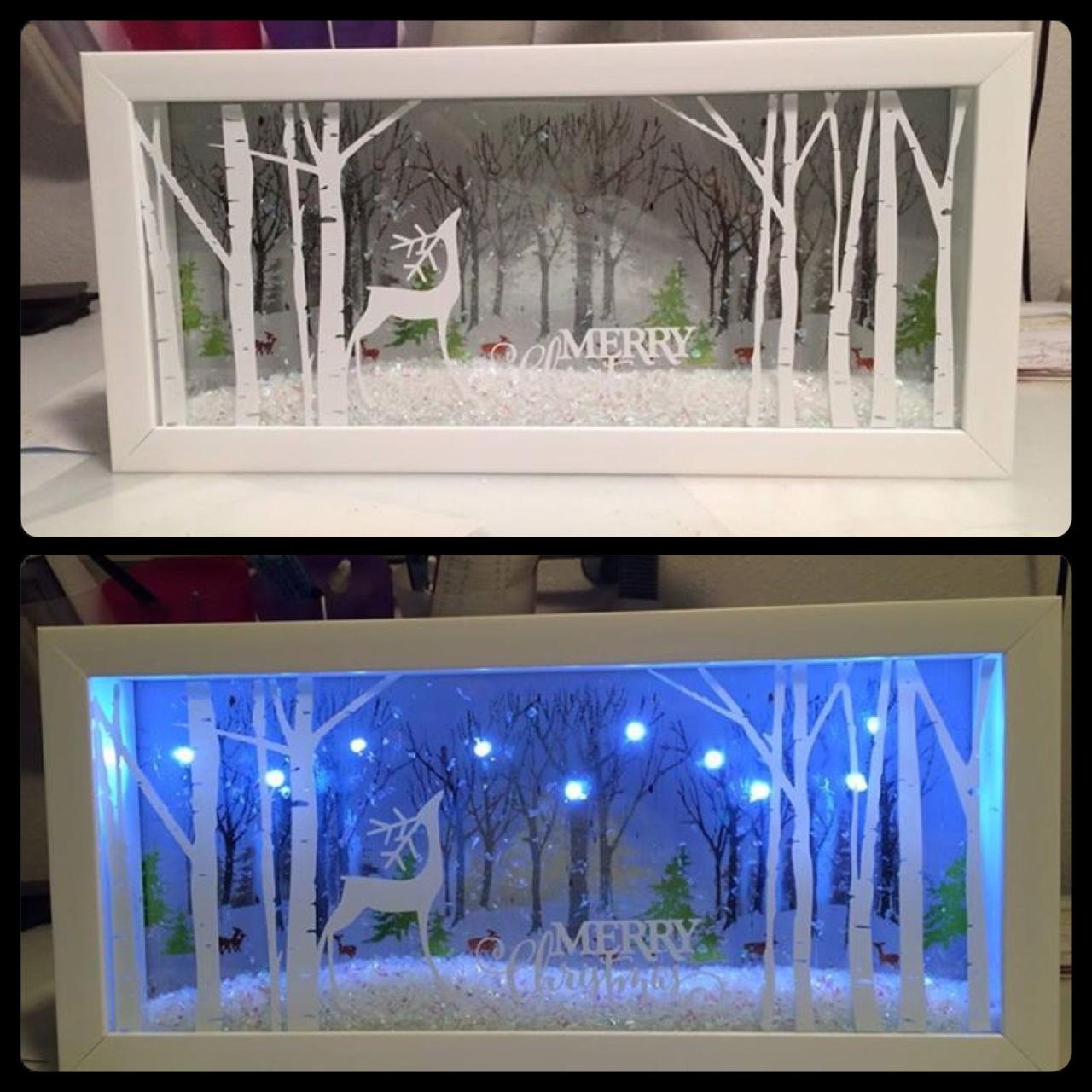 Christmas Shadow Box Idea … | Clever crafts | Pinterest | Christmas