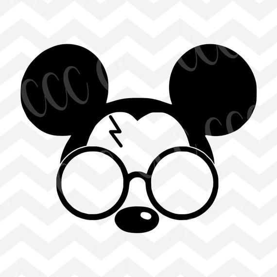 Mickey Mouse Harry Potter Svg