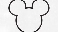 Mickey Mouse Hollow Logo Svg