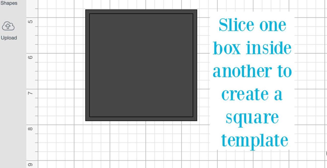 Cricut Shadow Box Template
