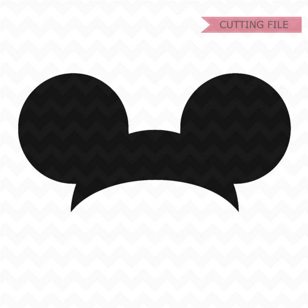 Mickey Mouse Ears Dandelion Svg