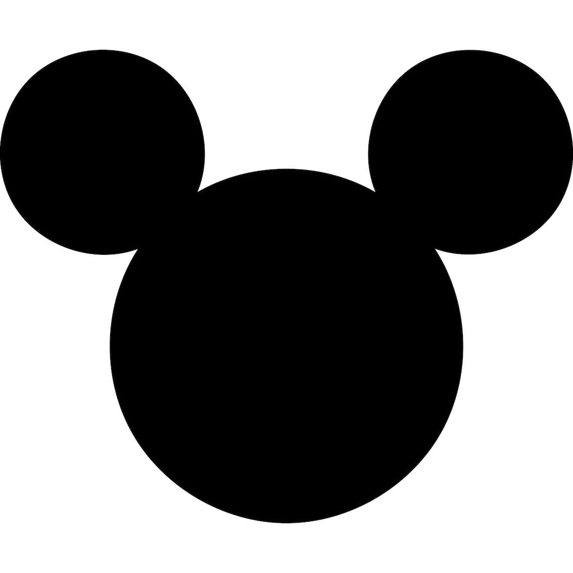 Mickey Mouse Svg File