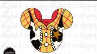 Mickey Mouse Ears Toy Story Rex Svg