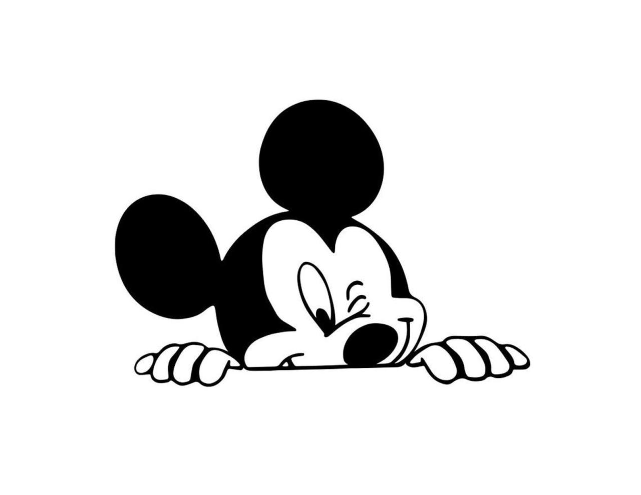 Mickey Mouse In Pocket Svg