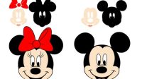 Mickey Mouse Layered Svg Free