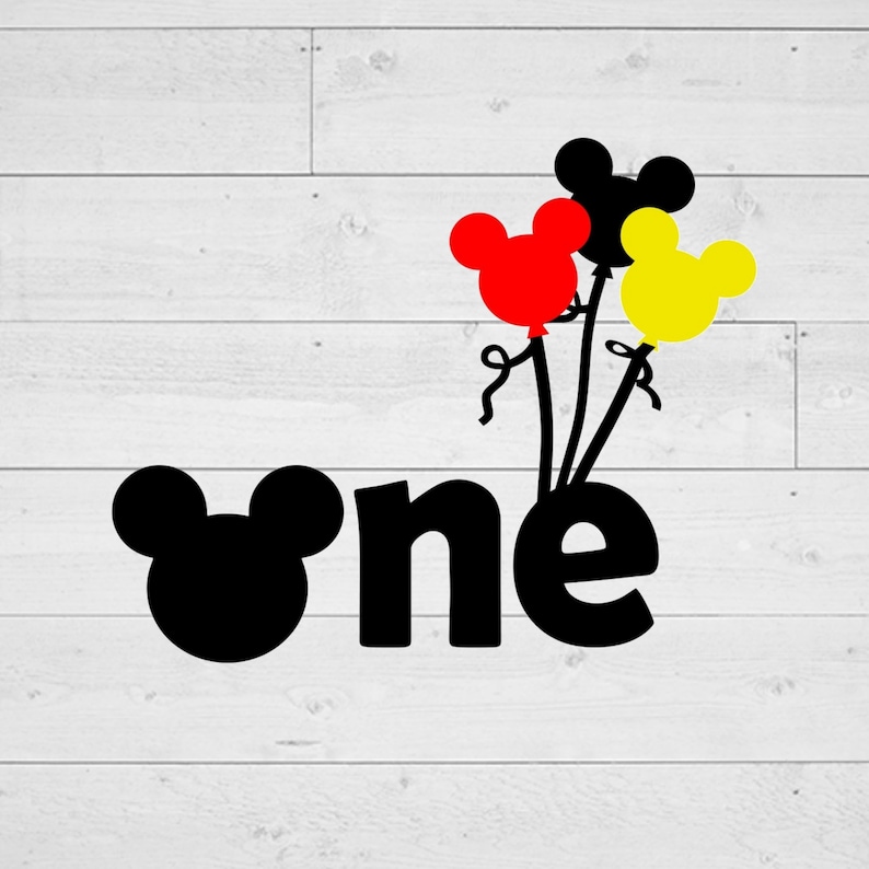 Mickey Mouse 1st Birthday Svg Free