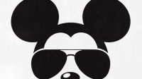 Mickey Mouse Sunglasses Svg