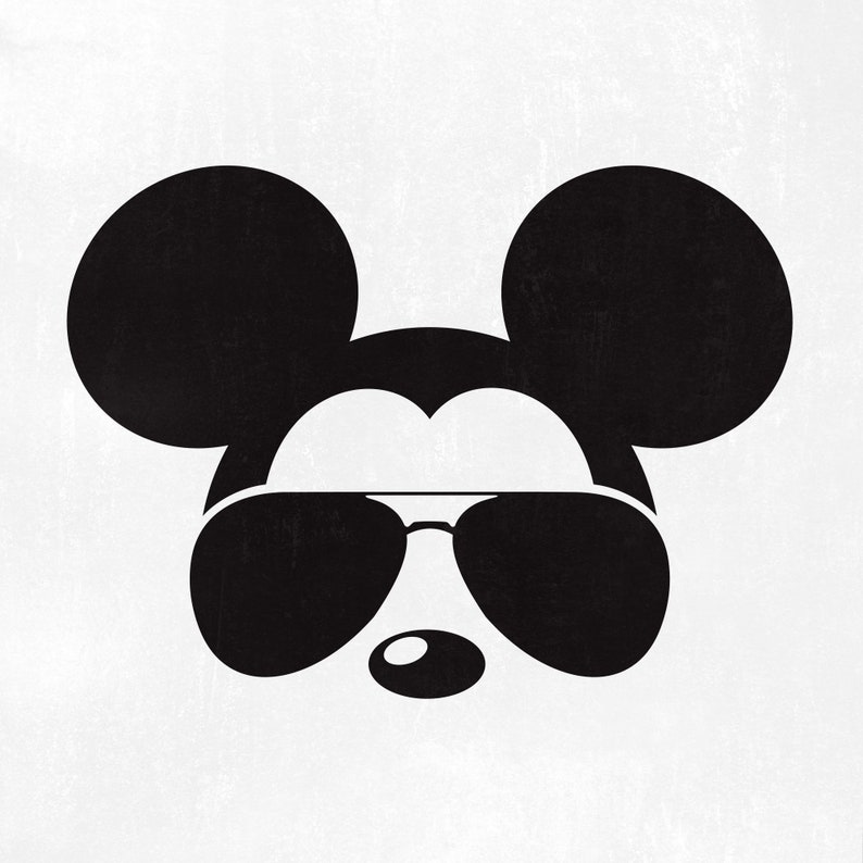 Mickey Mouse Sunglasses Svg