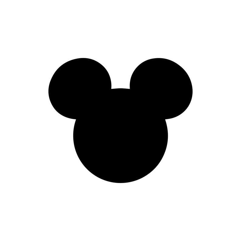 Mickey Mouse Svg Head