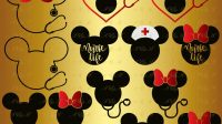 Mickey Mouse Nurse Svg