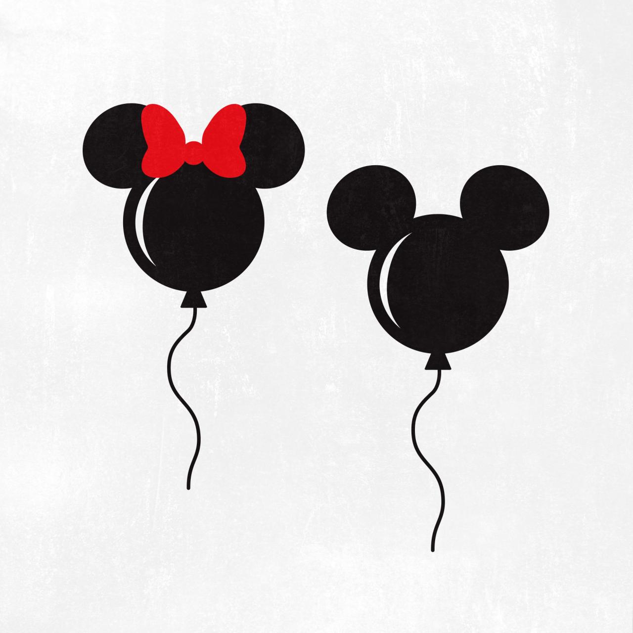 Mickey Mouse Balloon Svg