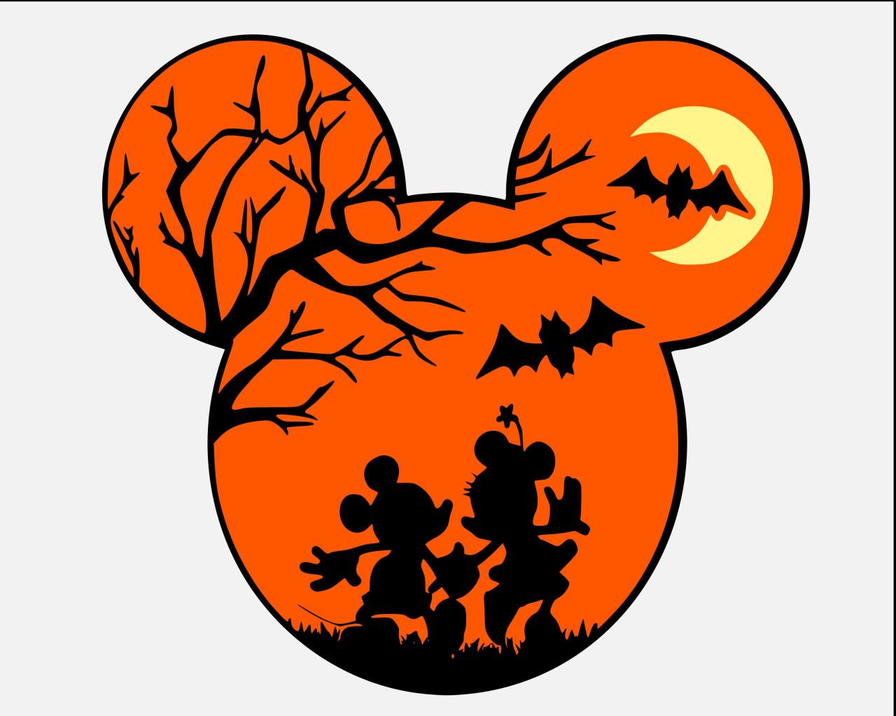 Mickey Mouse Halloween Svg Free