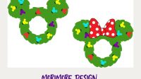 Mickey Mouse Wreath Svg