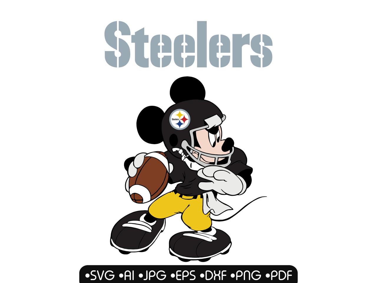Free Free Mickey Mouse Steelers Svg