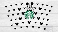 Mickey Mouse Starbucks Cup Svg