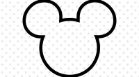 Mickey Mouse Outline Logo Svg