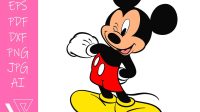 Mickey Mouse Layered Svg