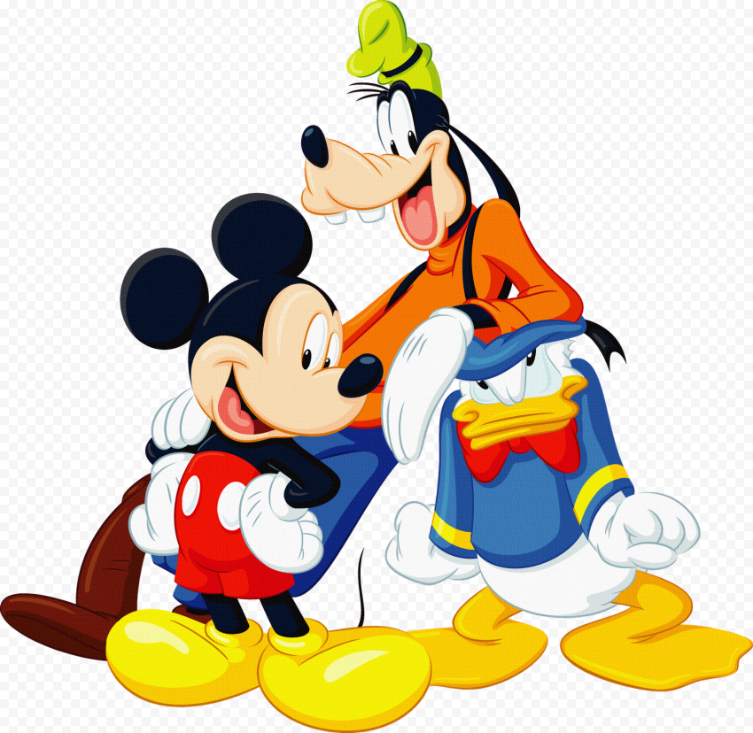 Mickey Mouse Goofy And Donald Duck Beach Svg
