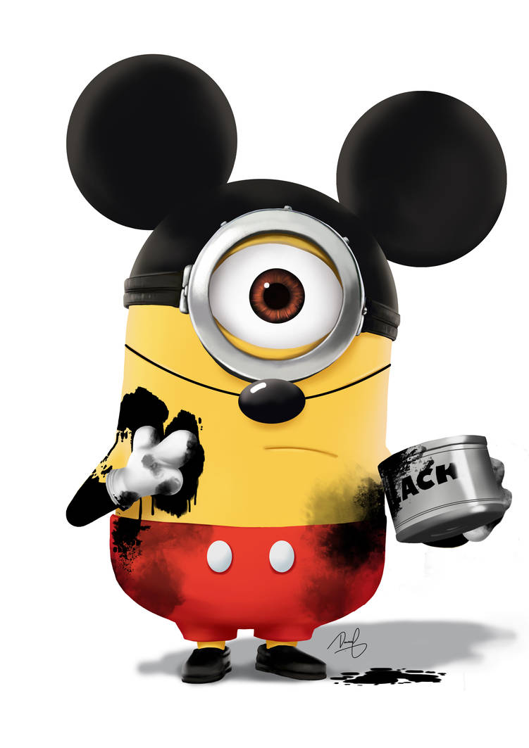 Mickey Mouse Minion Svg