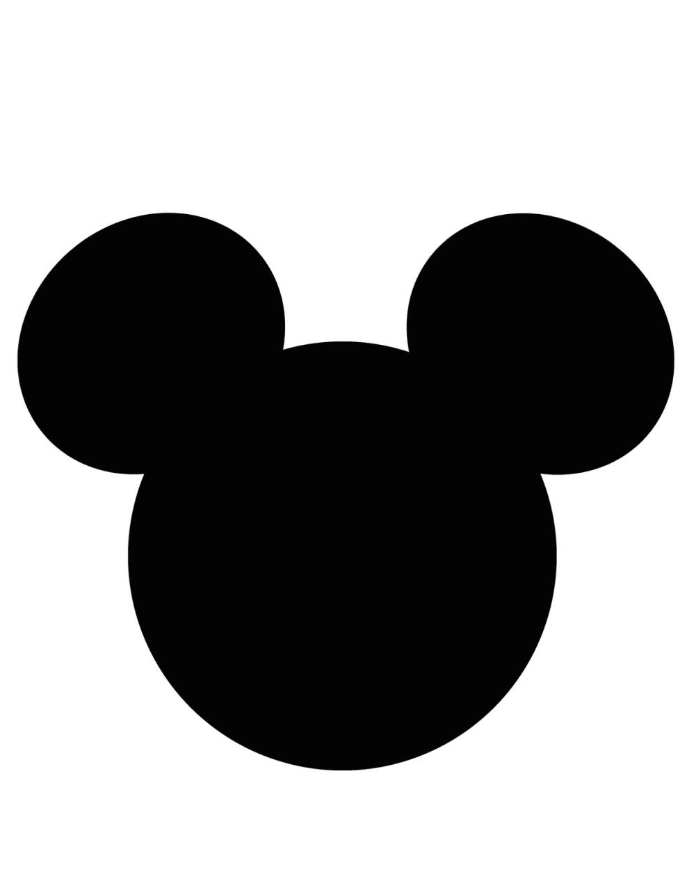 Mickey Mouse Ears Svg Cut File