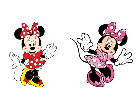 Minnie Mouse SVG Vector
