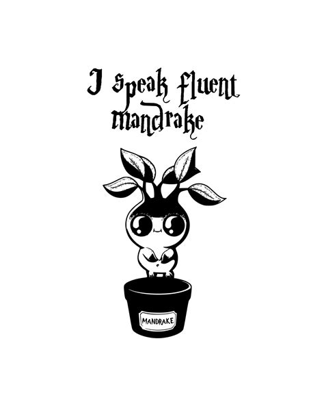 I Speak Fluent Mandrake SVG - Etsy