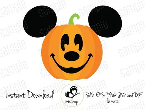 Mickey Pumpkin - Instant Download - SVG FILES | Mickey pumpkin, Mickey