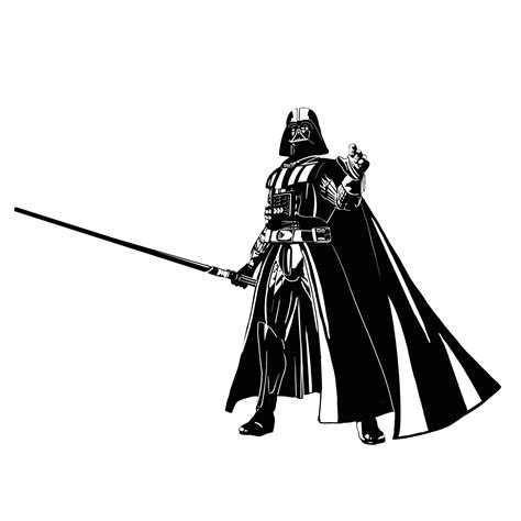 Darth Vader Star Wars SVG PNG JPG The Dark Side Force | Etsy