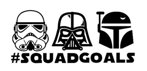 Star Wars Squad Goals Decal | Etsy