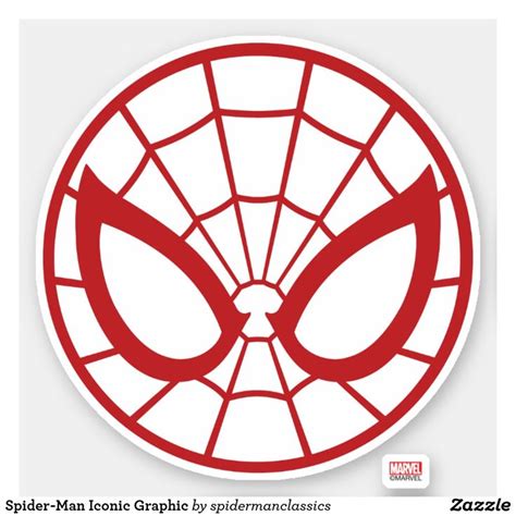 Spider-Man Iconic Graphic Sticker | Zazzle | Spiderman, Hero spiderman