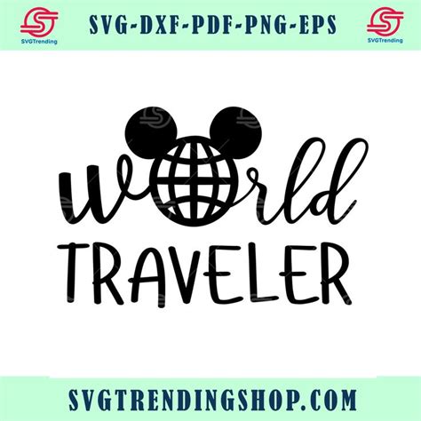 World Traveler Svg Trending Svg, Disney Svg, Epcot Svg in 2023 | Diy
