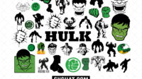 Hulk SVG Bundle Files for Cricut Silhouette Incredible Hulk SVG Cut File Hulk SVG PNG EPS DXF Files Avengers Superhero Hulk face hand marvel SVG Bundle cut files