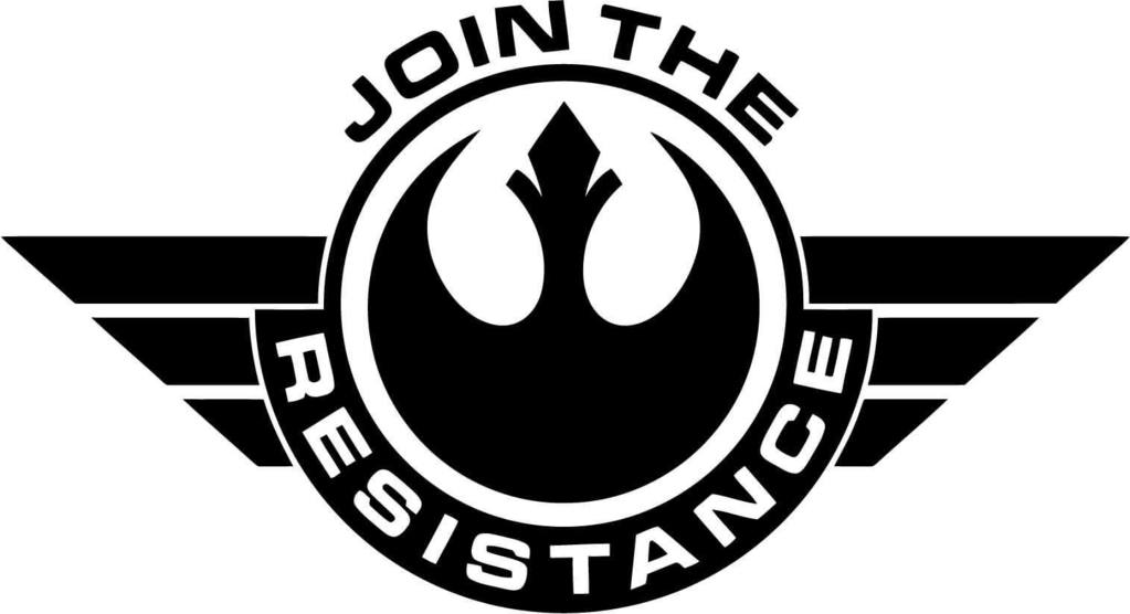 Star Wars Join The Resistance Badge