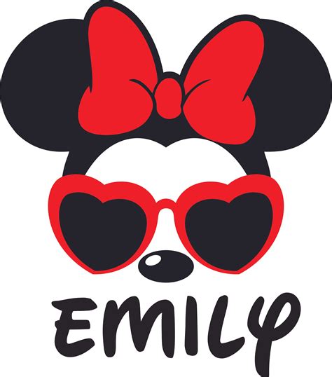 Minnie Mouse Heart SVG