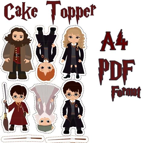 Harry Potter Cake Topper Printable