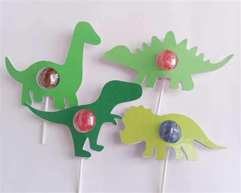 DINOSAUR Lollipop Holder Svg DINOSAUR Chocolate Holder - Etsy UK