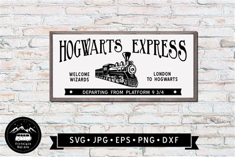 Hogwarts Express Sign SVG Harry Potter Sign SVG Funny | Etsy