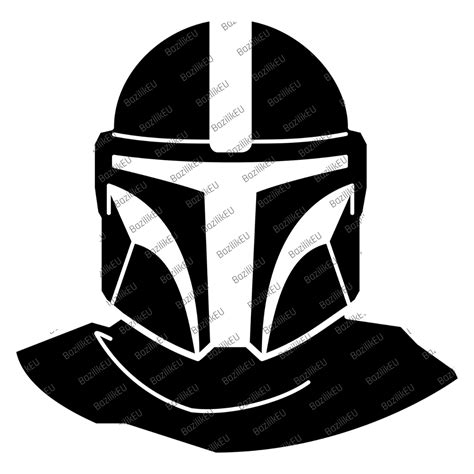 Mandalorian Helmet SVG Star Wars SVG This is the Way | Etsy in 2021