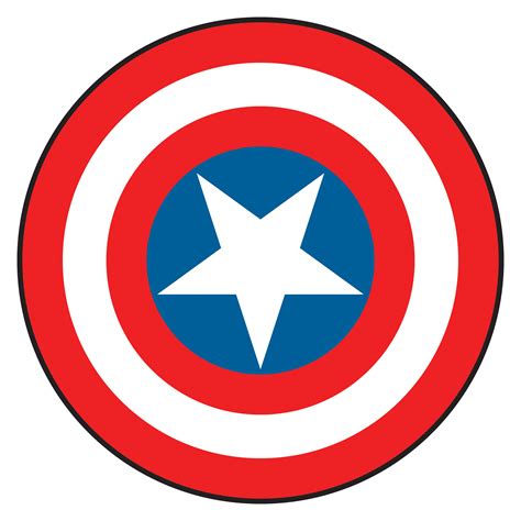 Captain america shield clipart image #19944