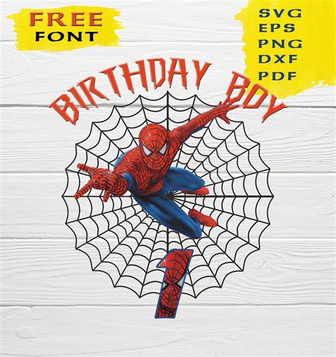 Pin on Spiderman Birthday SVG
