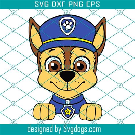 Chase Svg, Chase Layered Svg, Paw Patrol Svg - SVGDOGS.COM