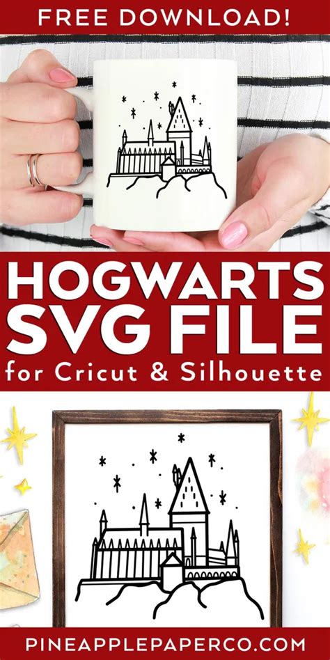 Free Hogwarts SVG | Hogwarts sign, Cricut projects vinyl, Hogwarts