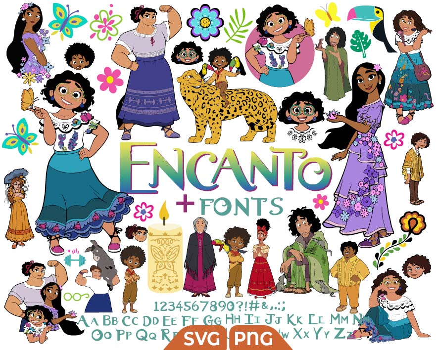 Disney Encanto SVG Free: Unleash the Magic of Colombia's Enchanting Family